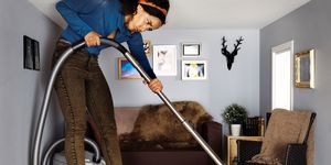 Floor, Vacuum cleaner, Product, Cleaner, Mop, Household cleaning supply, Broom, Room, Flooring, Leg, 