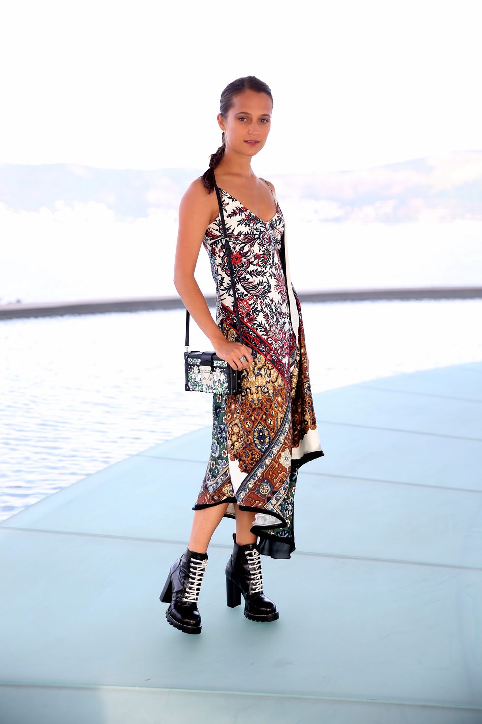 <p>Alicia Vikander in Louis Vuitton</p>