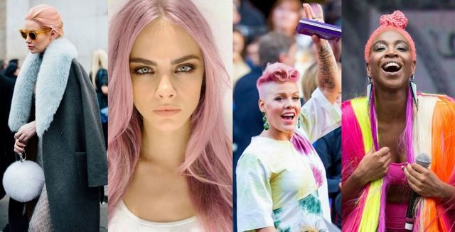 capelli rosa moda 2016