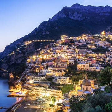 Amalfi Coast at night