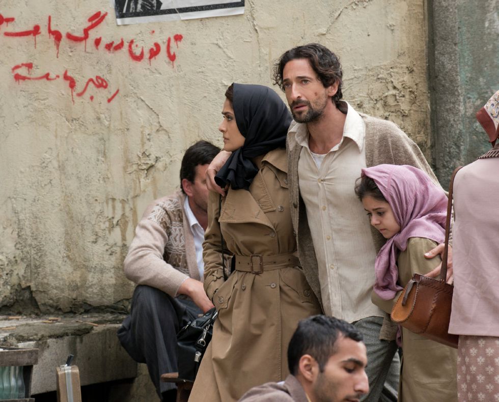 Adrien Brody e Salma Hayek in Septembers of Shiraz