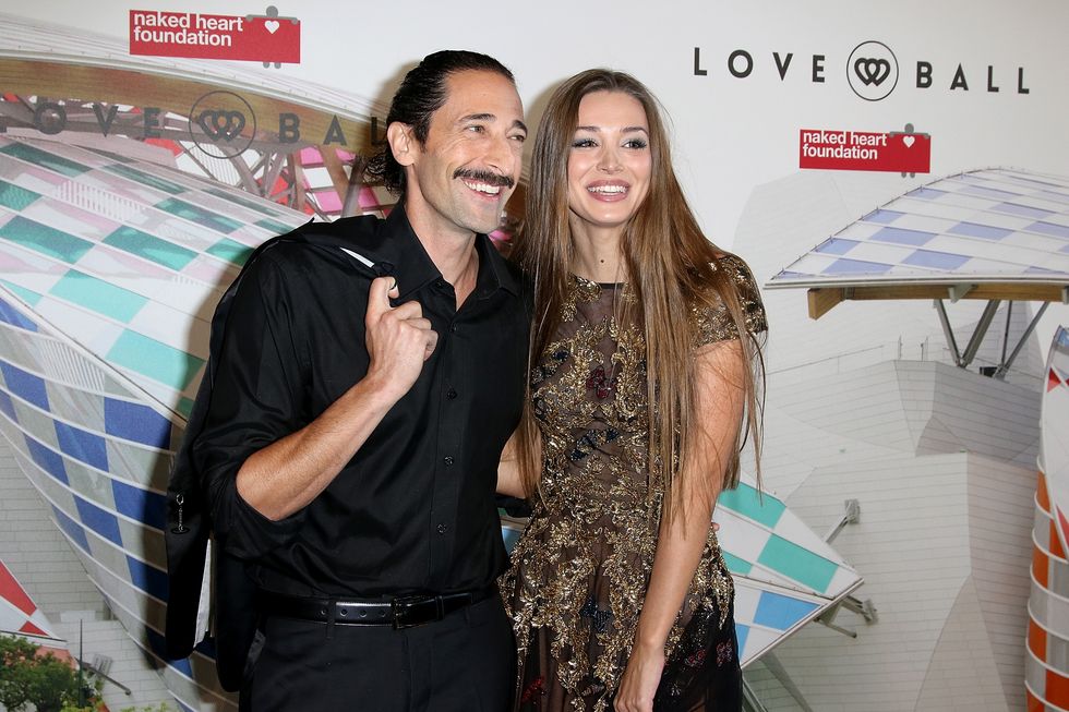 Adrien Brody, con la fidanzata, la modella russa Lara Lieto