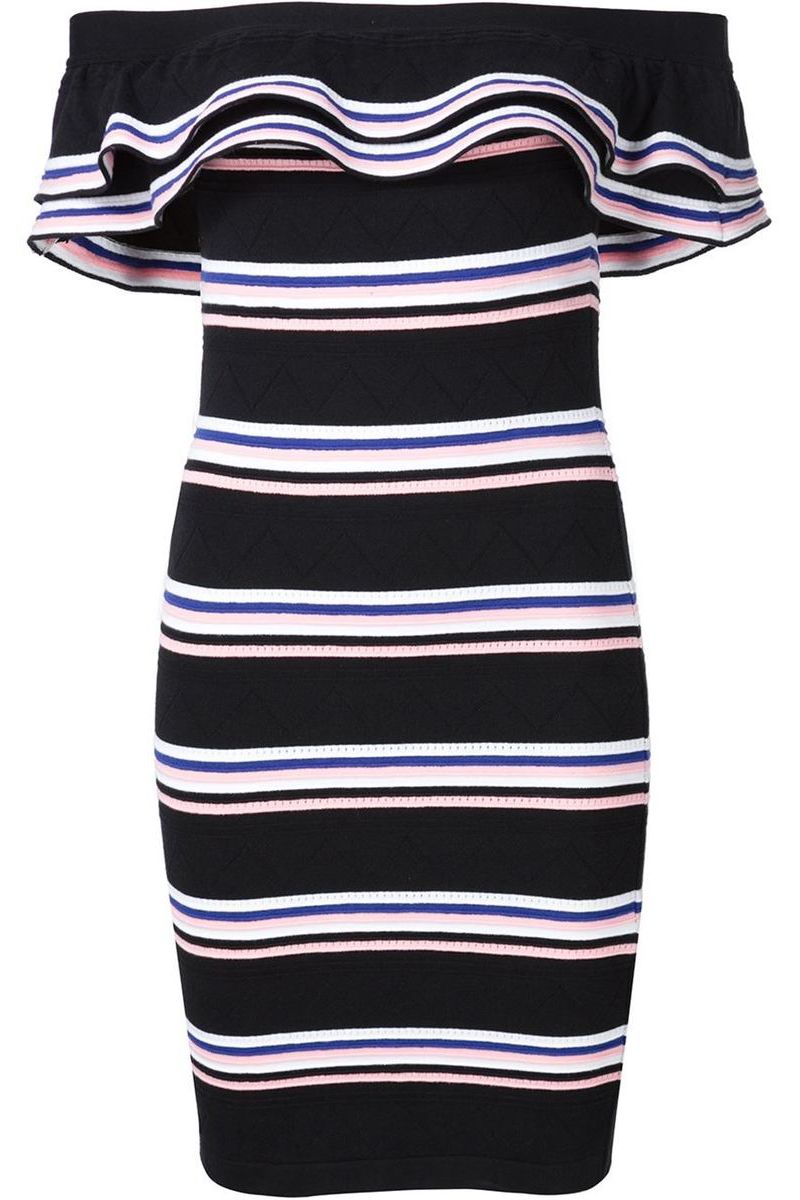 <p><strong>MSGM</strong> dress, $270, <a href="https://shop.harpersbazaar.com/designers/m/msgm/off-shoulder-dress-9460.html" target="_blank">shopBAZAAR.com</a>.</p>