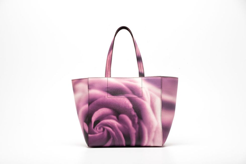 Bag, Magenta, Pink, Purple, Violet, Shopping bag, Luggage and bags, Shoulder bag, Pattern, Lavender, 