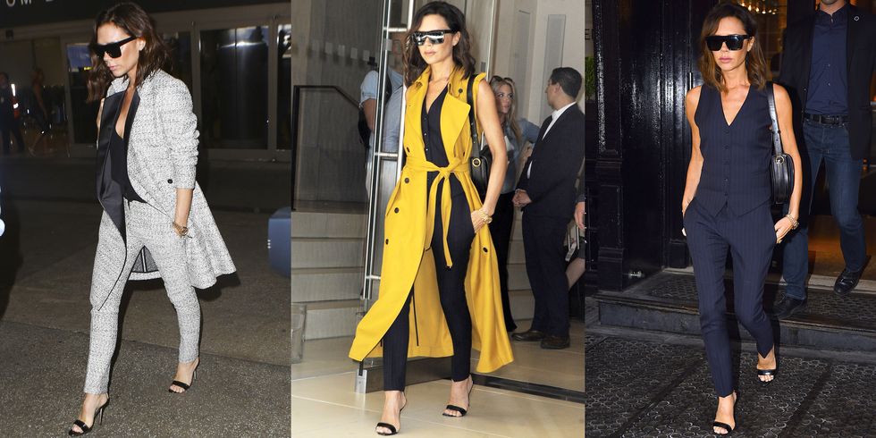 <p>Victoria Beckham is the poster girl for chic workwear looks—her dedication to a good pant is verging on legendary. </p>