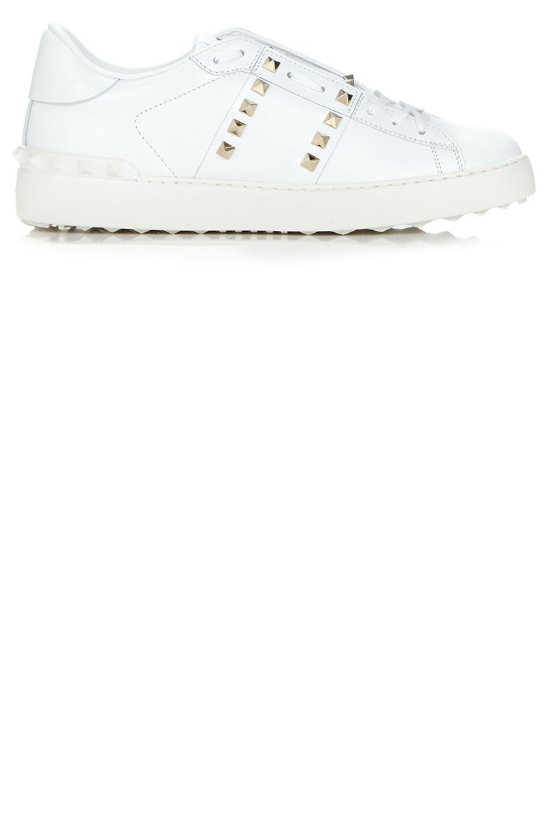 <p><strong>Valentino</strong> sneakers, $795, <a href="http://www.matchesfashion.com/us/products/Valentino-Rockstud-Untitled-%2311-low-top-leather-trainers--1056915" target="_blank">matchesfashion.com</a>.</p>