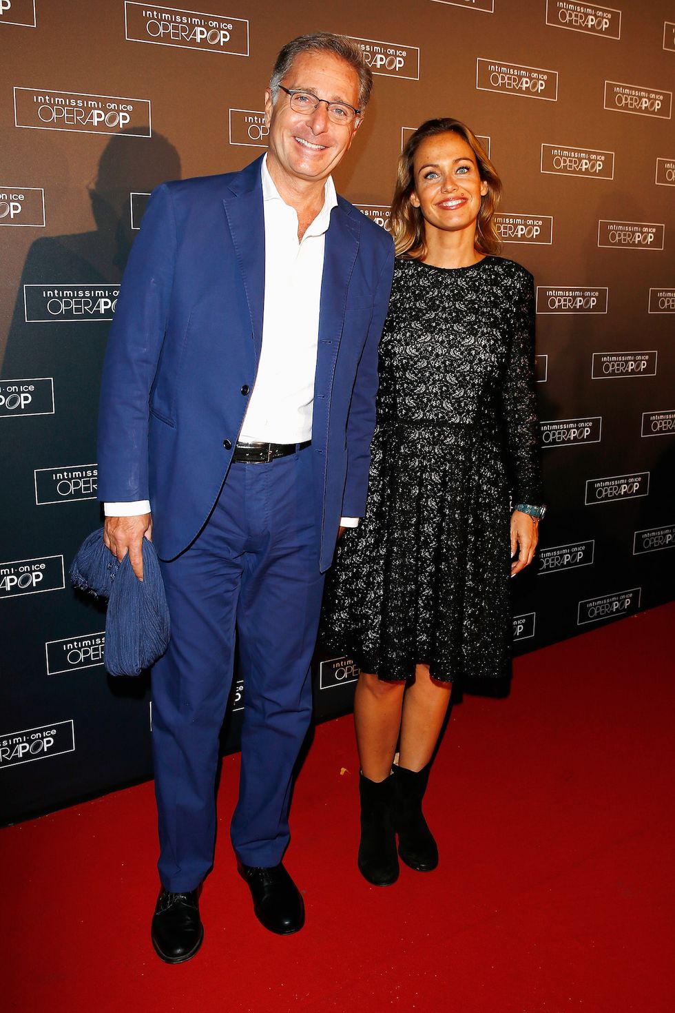 Paolo Bonolis con la moglie Sonia