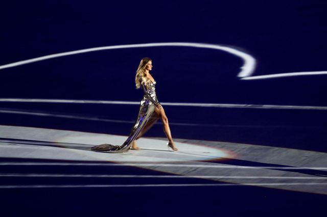 Gisele Bundchen cerimonia apertura Olimpiadi Rio