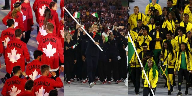 rio-2016: alle olimpiadi per la cerimonia d'inaugurazione tutte le divise