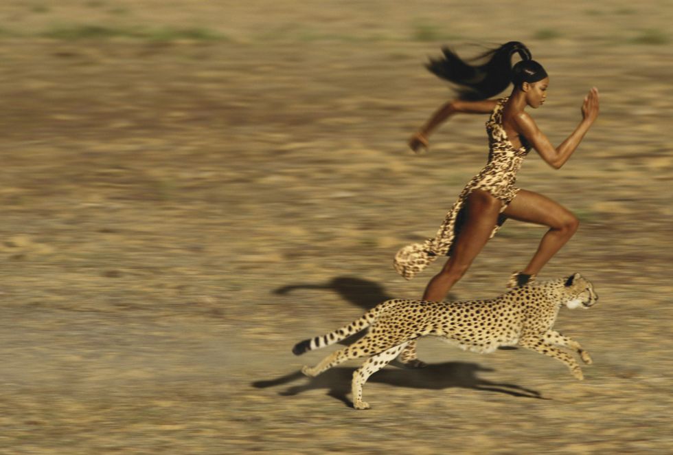 <p>Naomi Campbell photographed by Jean Paul Goude for the September 2009 issue. </p>