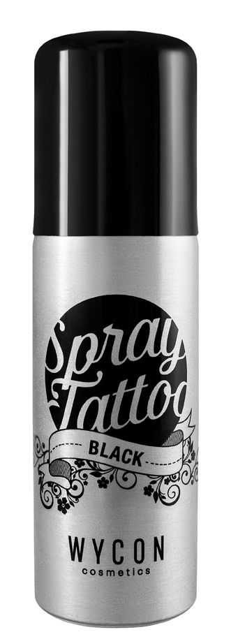 <p>Spray Tatoo Black, per esibire un tatuaggio "senza impegno", <strong>Wycon Cosmetics (</strong>€ 8,90)</p>
