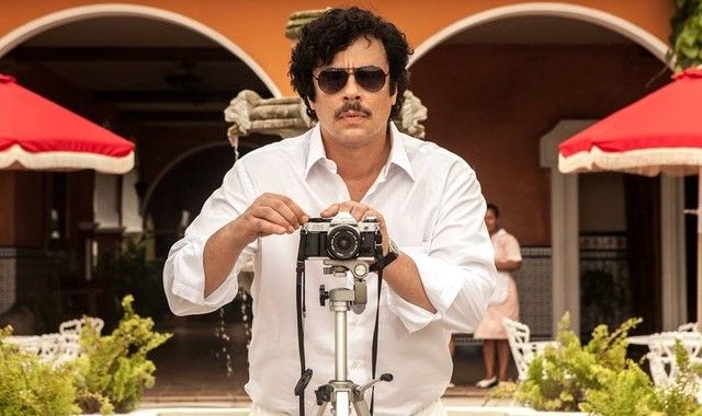 Benicio Del Toro nel ruolo di Pablo Escobar