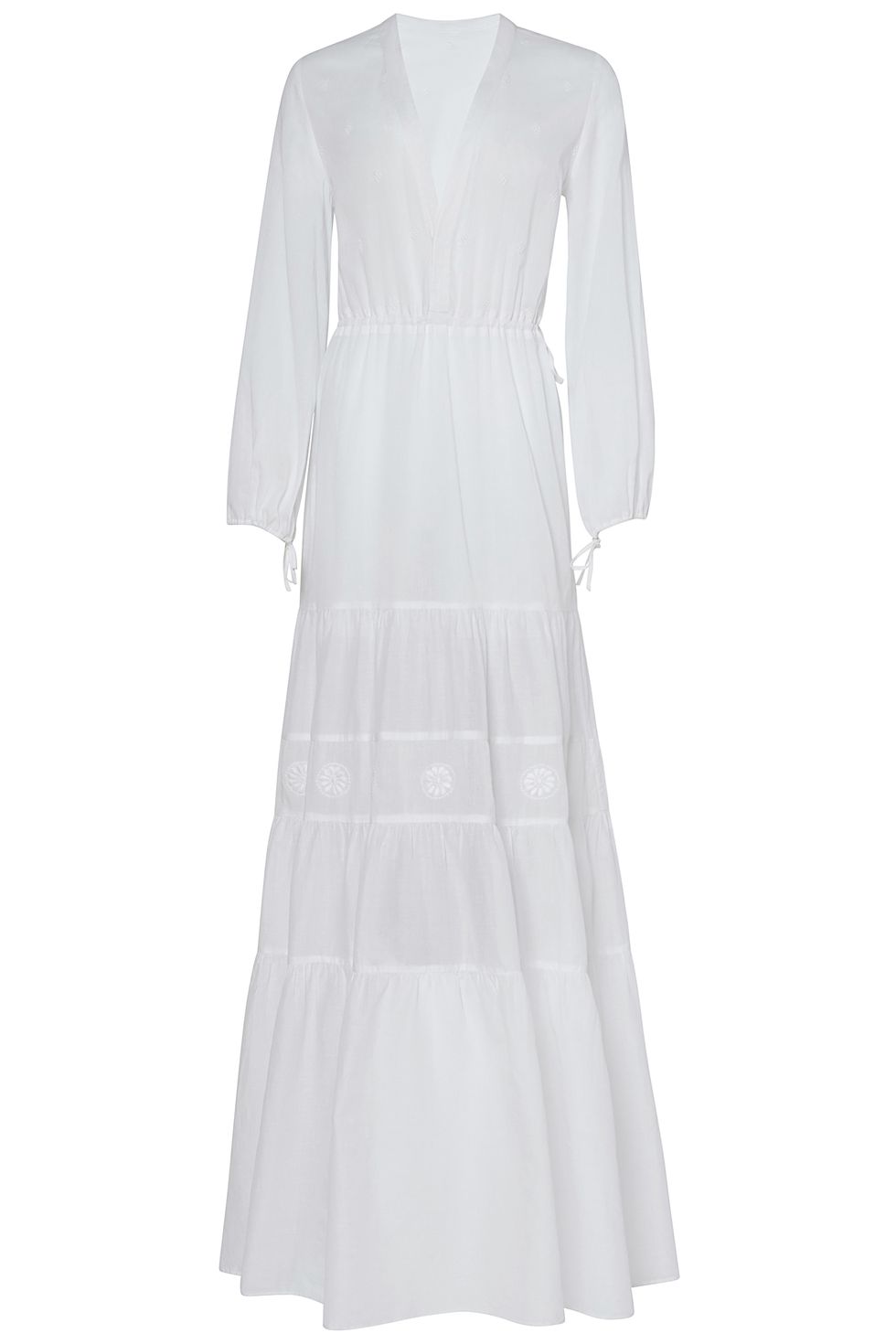 <p><em>Merlette</em><em> dress, $440, <a href="https://www.modaoperandi.com/merlette-r17/the-nosara-gown" target="_blank">modaoperandi.com</a>. </em></p>