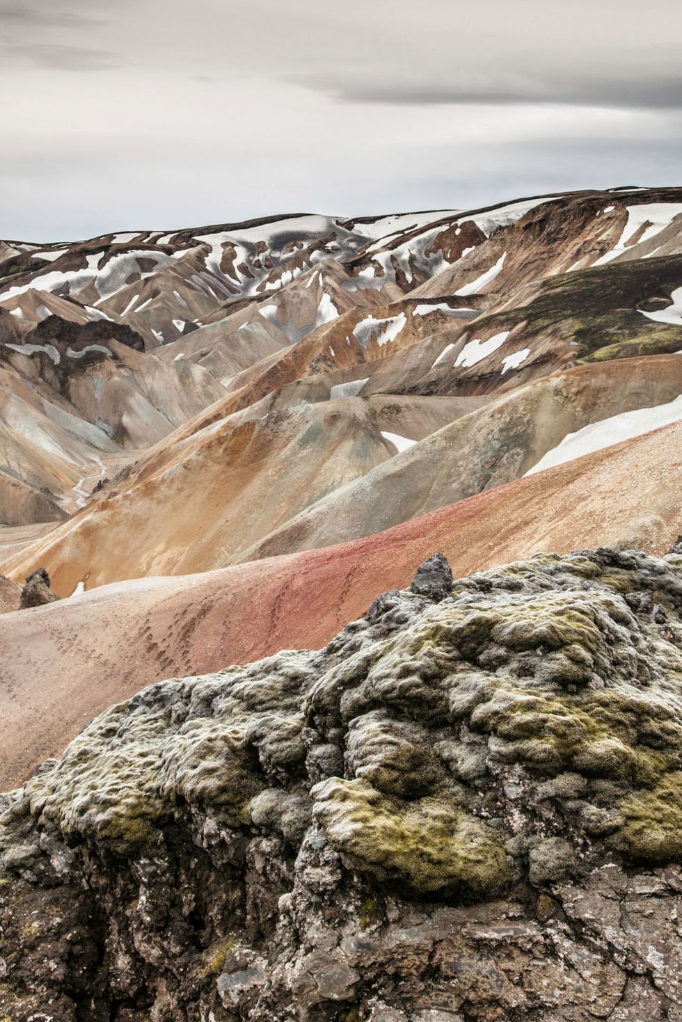 <p>Iceland's interior is largely uninhabited and difficult to get to. But if you can access the right kind of car to get through the rough terrain, the otherwordly landscapes you'll see at Landmannalaugar—including multicolored rhyolite mountains—will be a highlight of your trip.
</p><p><br></p>