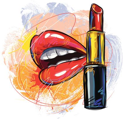 Lipstick, Amber, Art, Liquid, Writing implement, Art paint, Paint, Magenta, Artwork, Glass bottle, 