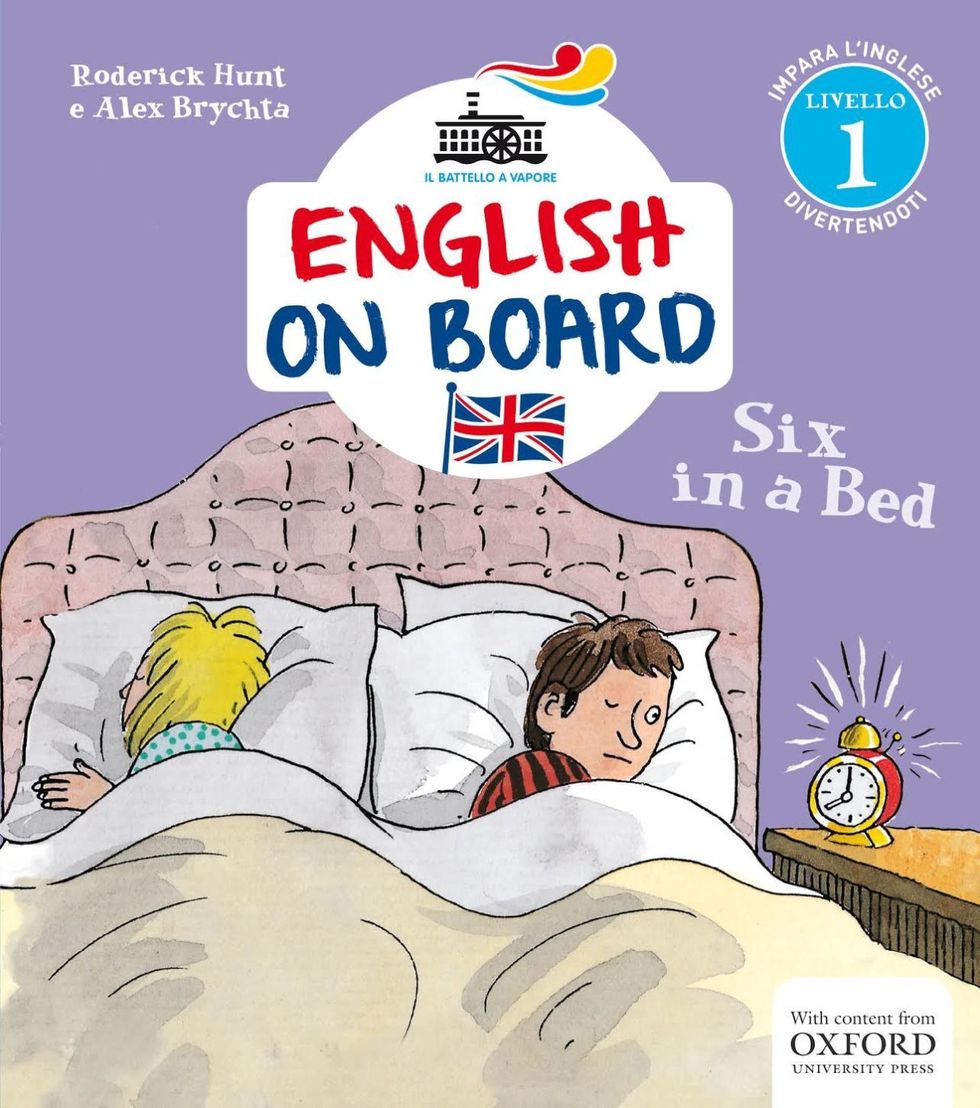 <p>Primo volume di una collana nata per insegnare l'inglese ai bambini, realizzata in collaborazione con Oxford University Press.<br></p><p>Roderick Hunt, S<i>ix in a bed</i>, Battello a vapore, pp. 32, euro 9,90.<br></p>