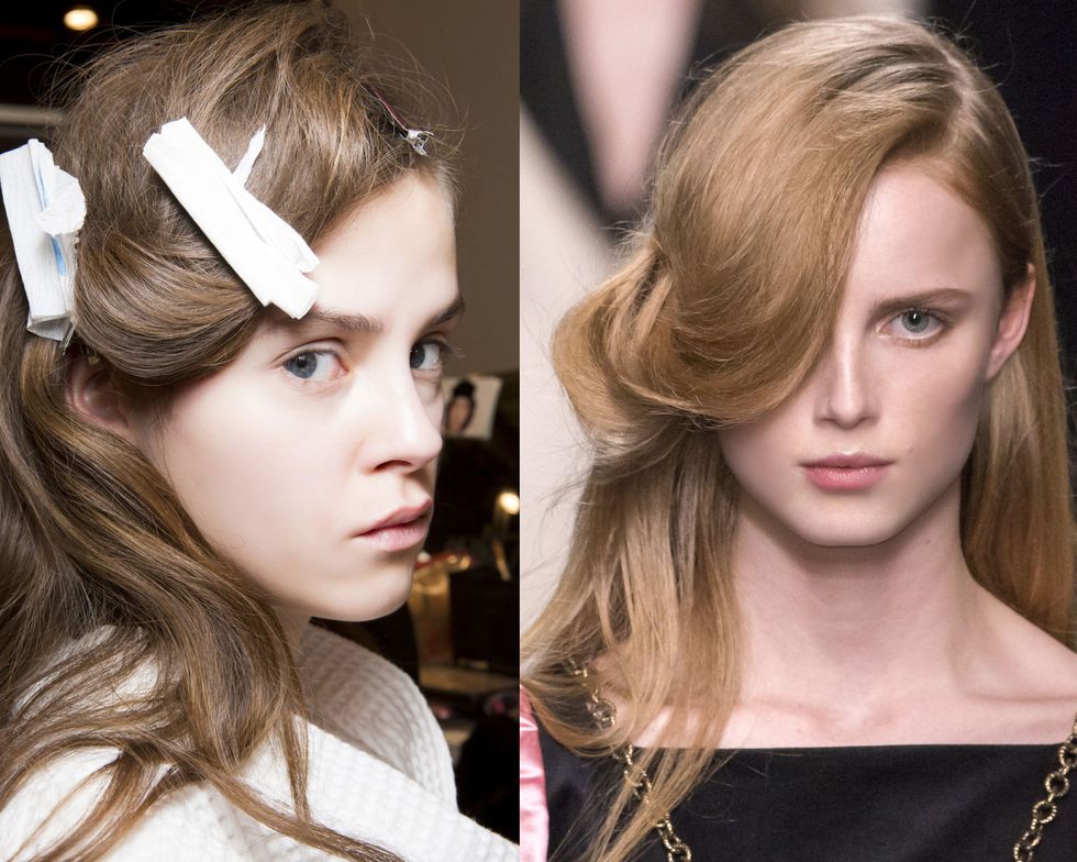 <p>L'onda new '40 di Gucci si ottiene modellando le chiome con una piastra o una styler ghd, e fissando l'onda ancora al calda con i becchi d'oca.<span></span></p>