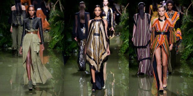 Balmain: la sfilata primavera estate 2017 alla paris fashion week