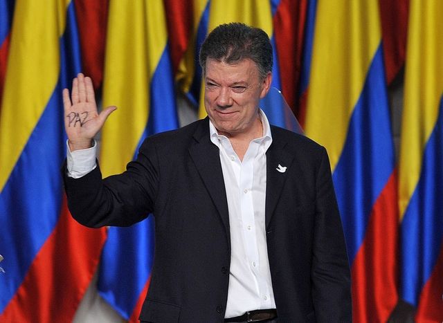 presidente colombia premio nobel 2016 per la pace