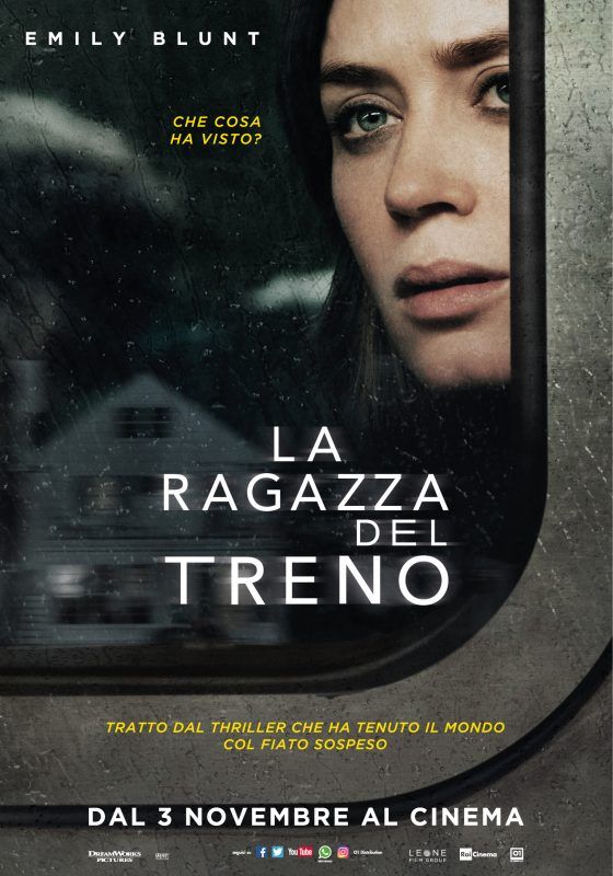 la ragazza del treno: il poster del film