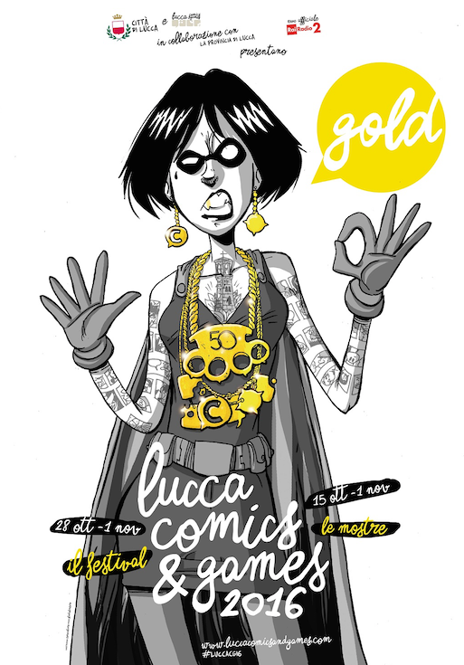 Poster-Lucca-Comics-Games-Gold