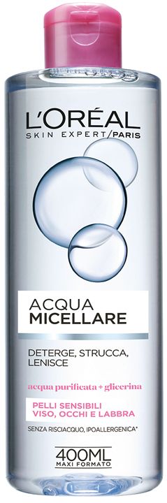 pulizia-viso-Acqua-Micellare-L-Oréal