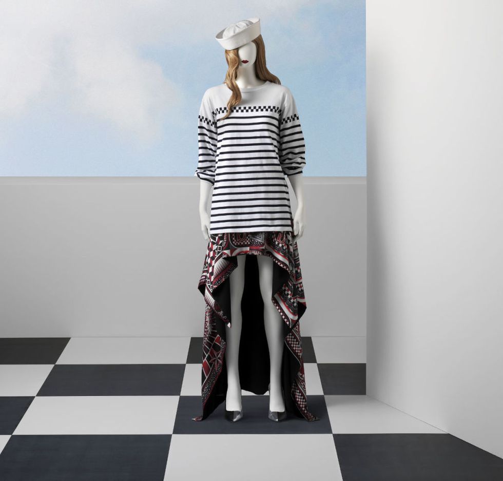 Jean Paul Gaultier per OVS: la maglia a righe moda autunno inverno 2016-2017