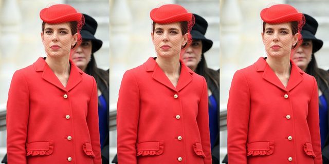Charlotte Casiraghi: il total look rosso