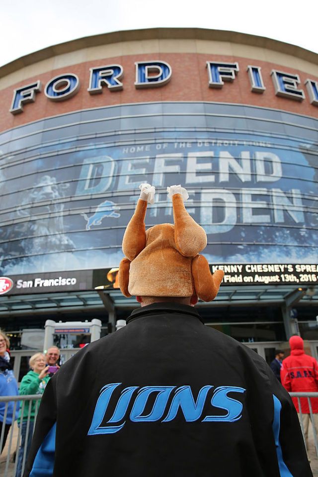 <p>Millions of Americans tune in to watch football on Thanksgiving every year and it all started because the owner of the Detroit Lions wanted to promote the game in his baseball-obsessed city and convinced NBC to broadcast the game. Ever since that <a href="http://www.detroitlions.com/team/history/thanksgiving-day-in-motor-city.html" target="_blank" data-tracking-id="recirc-text-link">first NFL broadcast in 1934</a>, the Lions have played on every Thanksgiving except during WW2. The Dallas Cowboys joined in on this NFL tradition in the 60s and America has had its post-dinner plans figured out ever since.</p>