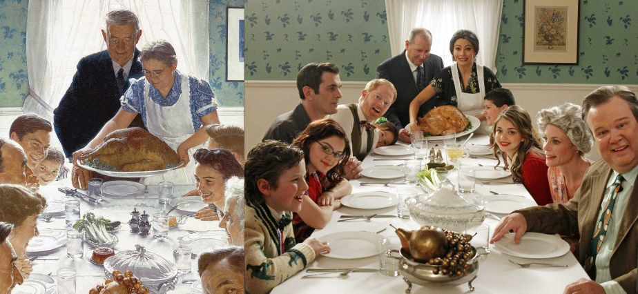 rockwell-modern-family-thanksgiving