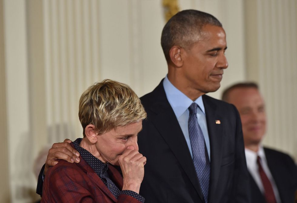 Barack Obama ed Ellen DeGeneres