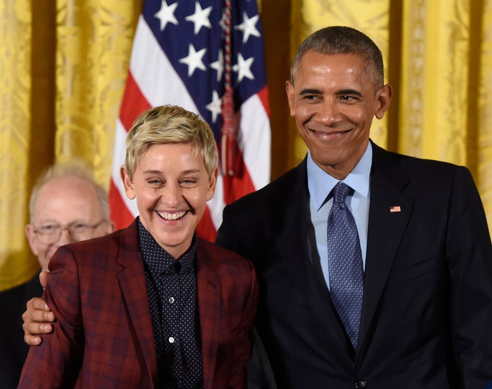 Obama e DeGeneres