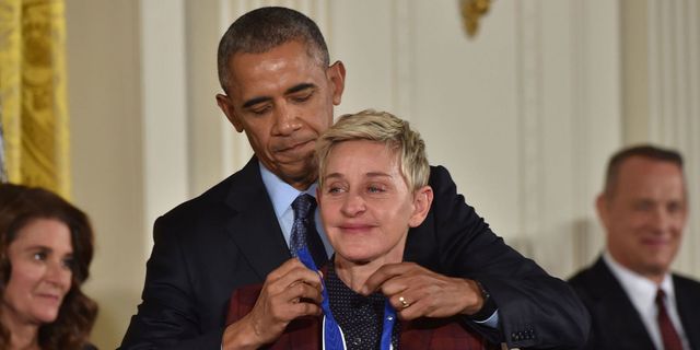 Barack Obama ed Ellen DeGeneres