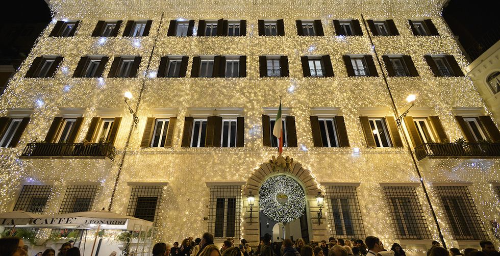 Valentino Christmas Tree Lighting – Rome, December 1st, 2016 (3) albero di natale 2016 di valentino a roma
