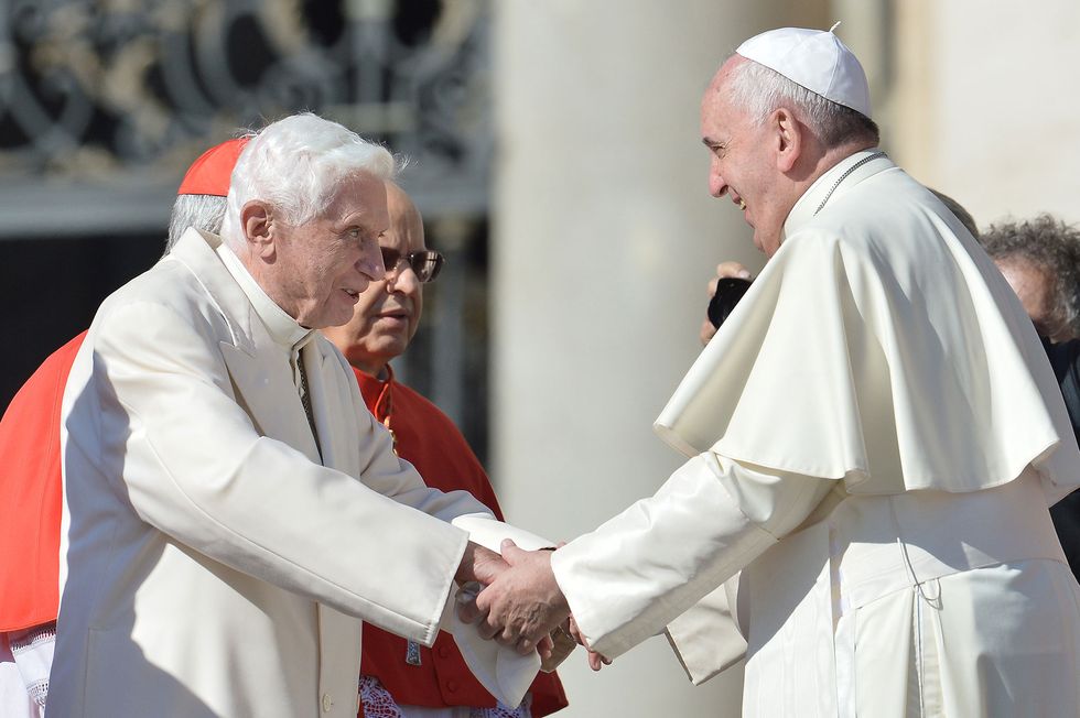 Papa Francesco e papa Benedetto XVI