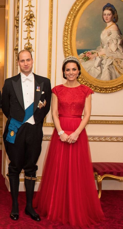 Vestito rosso deals kate middleton