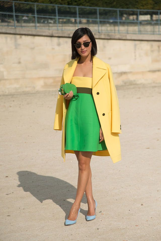colore 2017 per pantone: il greenery per outfit street style 