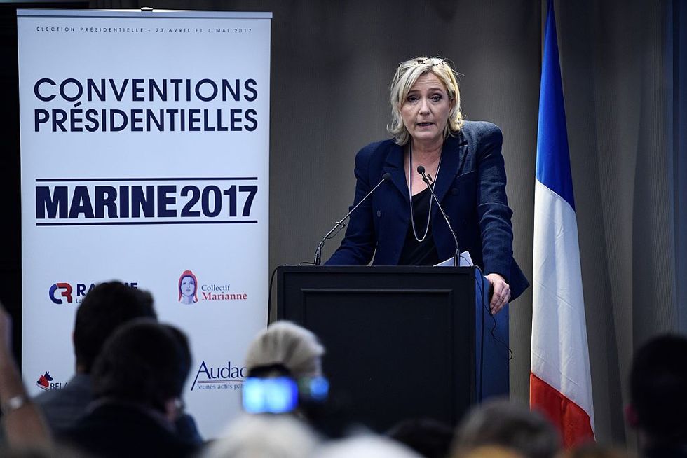 marine le pen elezioni in francia 2017