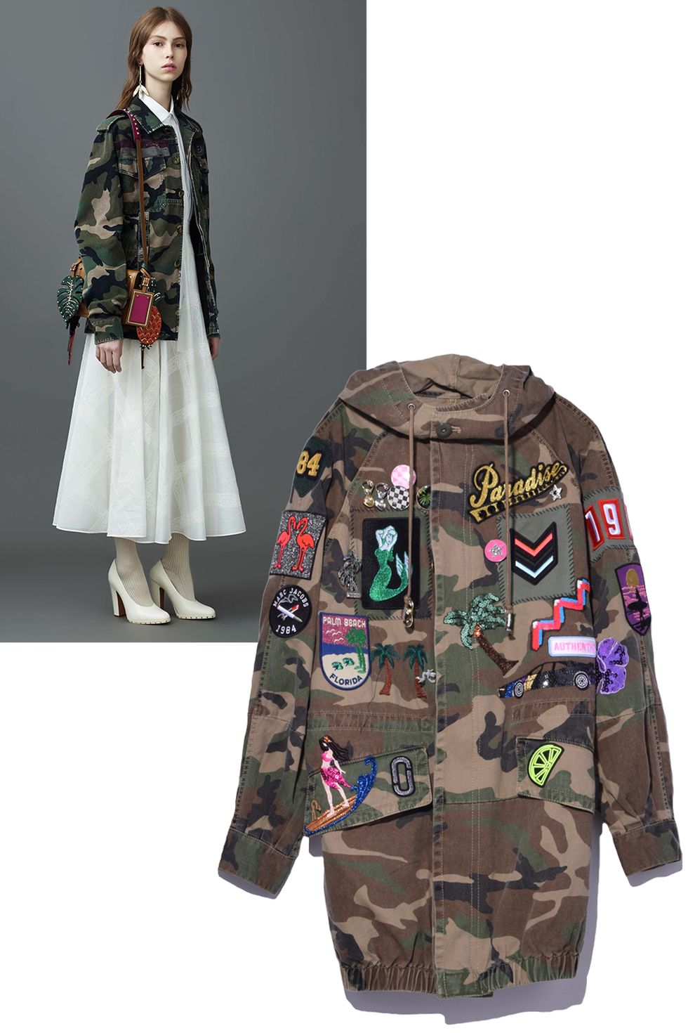 <p>«Il cappotto con stampa militare di <strong data-redactor-tag="strong" data-verified="redactor">Valentino</strong> è indispensabile per la moda 2017»<span class="redactor-invisible-space" data-verified="redactor" data-redactor-tag="span" data-redactor-class="redactor-invisible-space"></span>,&nbsp;<span class="redactor-invisible-space" data-verified="redactor" data-redactor-tag="span" data-redactor-class="redactor-invisible-space">editor&nbsp;Mallory Schlau.&nbsp;</span></p><p><span class="redactor-invisible-space" data-verified="redactor" data-redactor-tag="span" data-redactor-class="redactor-invisible-space"><em data-redactor-tag="em" data-verified="redactor"><br></em></span></p><p><span class="redactor-invisible-space" data-verified="redactor" data-redactor-tag="span" data-redactor-class="redactor-invisible-space">Giubbotto <strong data-redactor-tag="strong" data-verified="redactor">Marc Jacobs</strong>.</span></p>