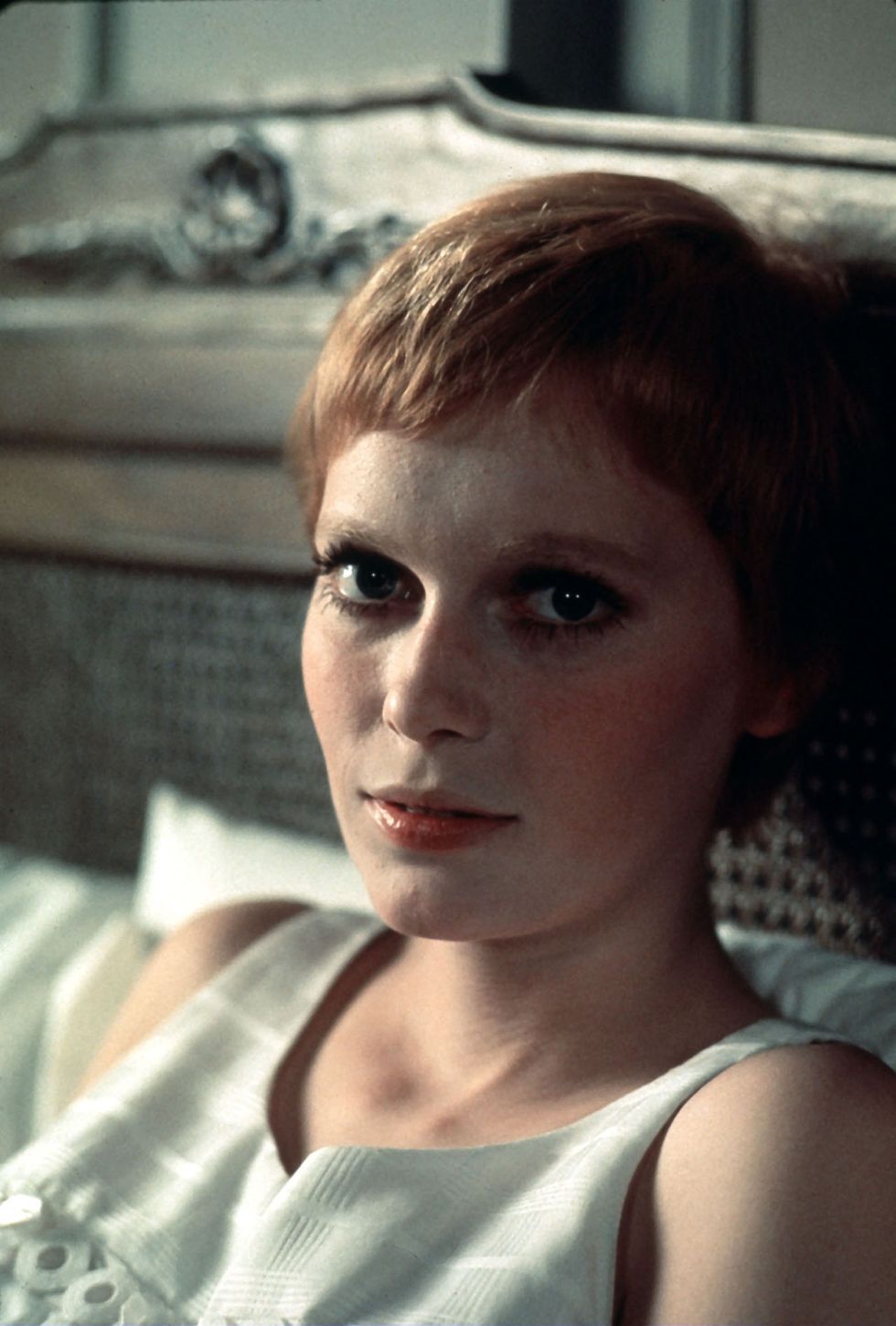 <p>You can't mention pixie cuts without including Mia Farrow's in <em data-redactor-tag="em" data-verified="redactor">Rosemary's Baby.</em></p>