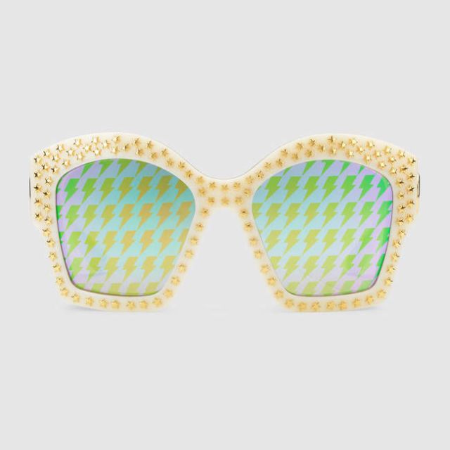 Occhiali da sole a specchio 2017: modello quadrato di Gucci