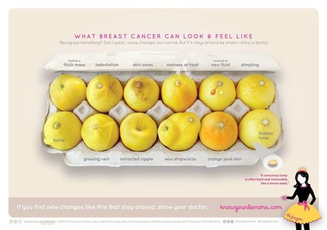 foto dei limoni per la prevenzione del cancro al seno