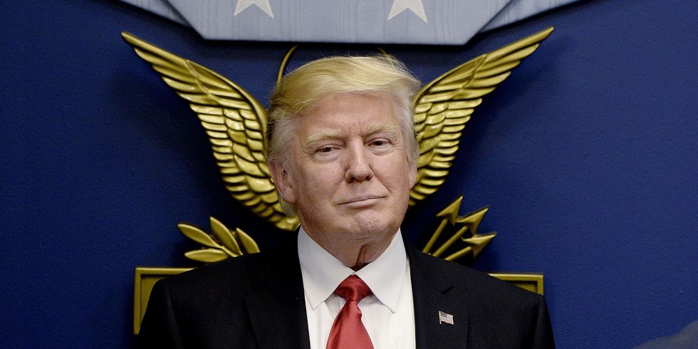 Donald Trump con le ali