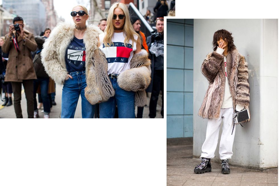 <p>These ladies take their cozy toppers sporty. </p>