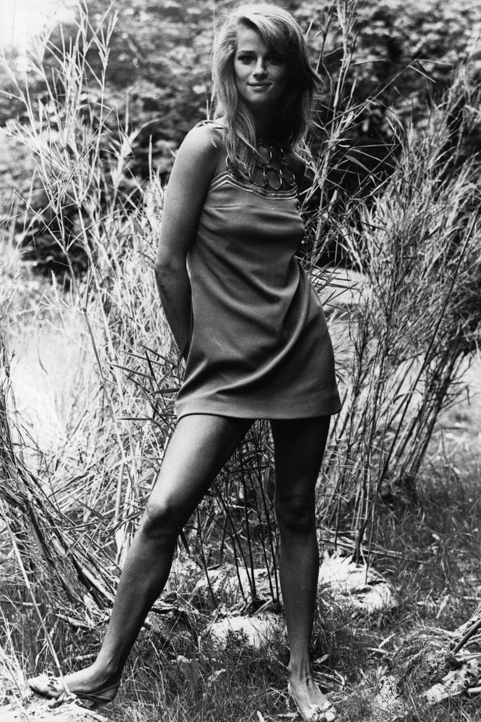 British actress Charlotte Rampling playing in the film 'The Long Duel'.  Original Publication: People Disc - HK0104   (Photo by Larry Ellis/Getty Images)