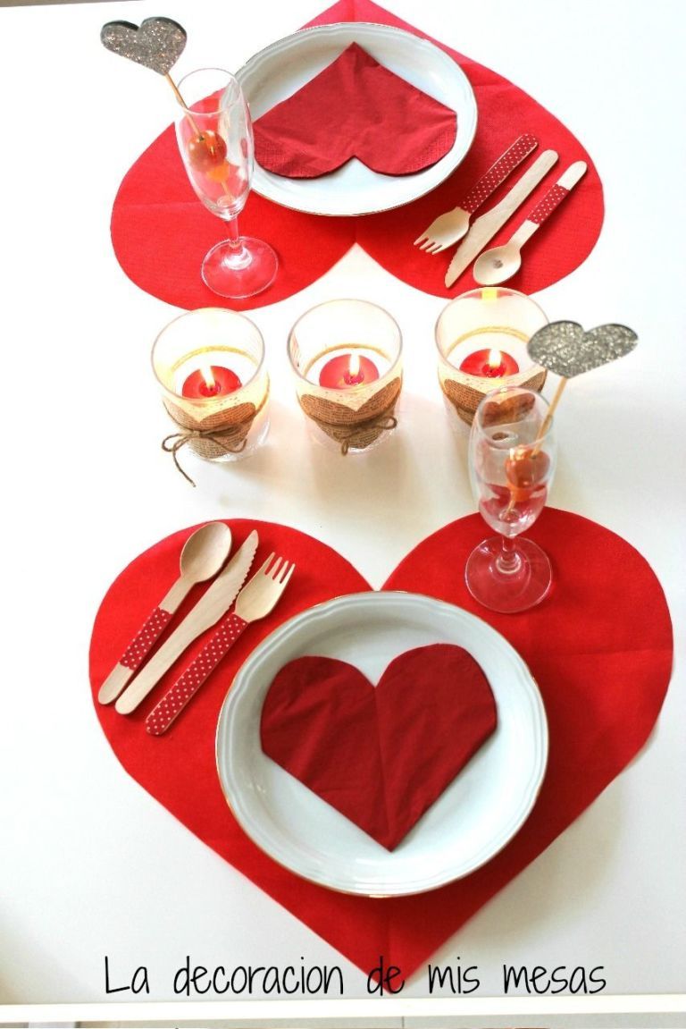 4 idee per apparecchiare la tavola a San Valentino