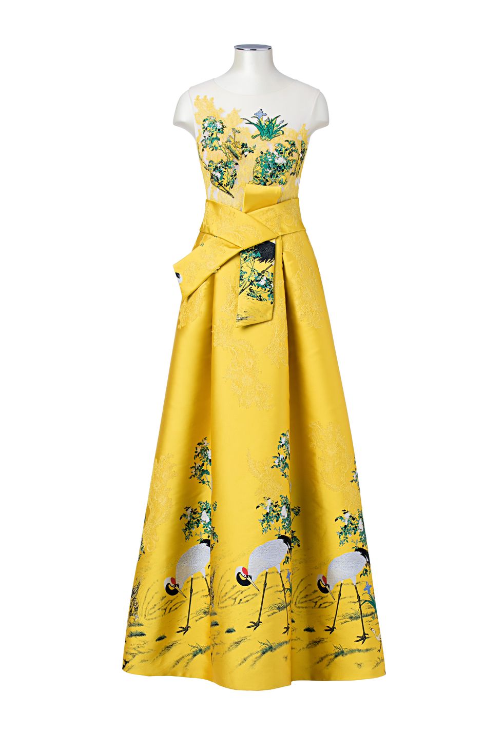 Ecco un outfit per invitate a un matrimonio, abito da cerimonia giallo di Atelier Emé