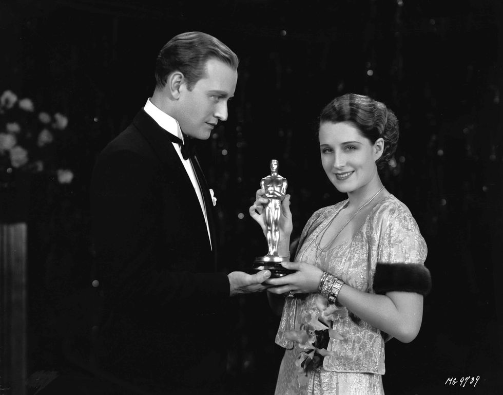 <p>
At the November ceremony, Norma Shearer accepts the Best Actress award for <em data-redactor-tag="em" data-verified="redactor">The Divorcee</em>. Her brother won an Oscar for Best Sound Recording and the family still holds the record for the most Academy Awards received.<span class="redactor-invisible-space" data-verified="redactor" data-redactor-tag="span" data-redactor-class="redactor-invisible-space"></span></p><p><span class="redactor-invisible-space" data-verified="redactor" data-redactor-tag="span" data-redactor-class="redactor-invisible-space"></span></p>