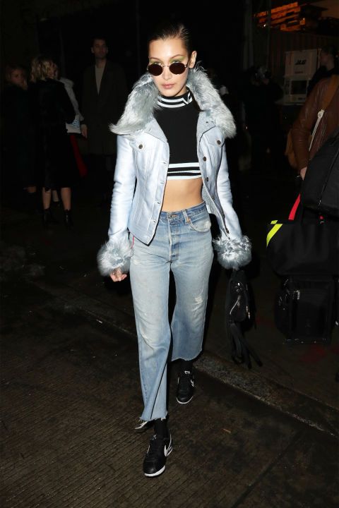 bella hadid outfit street style red carpet