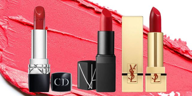 Lipstick, Red, Pink, Tints and shades, Cosmetics, Peach, Carmine, Magenta, Cylinder, Material property, 
